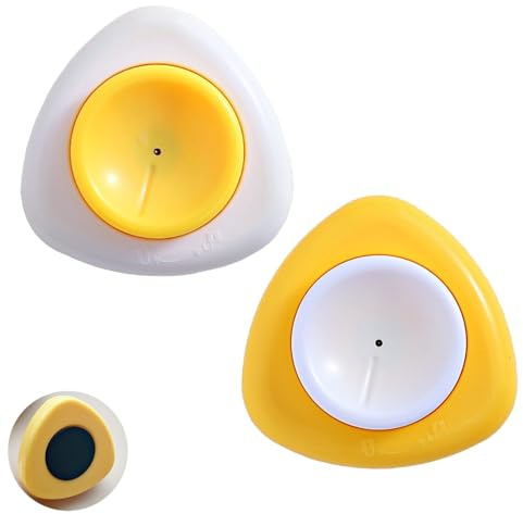 Magenetic Egg Piercer for Raw Eggs to Get Good Hard Boiled Eggs, Egg Poker with Safety Lock Egg Pin, Easy Egg Peeler By Punching Hole at Bigger End of the Egg Before Boiling, 2 Pack