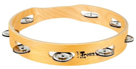 TrellaTon® Schellenkranz Ø 25 cm mit 8 Paar Tamburinschellen I Wiemann Lehrmittel