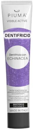 PIUMA Zahnpasta mit Echinacea - Natürliche Unterstützung für gesundes Zahnfleisch und frischen Atem - süßer Minzgeschmack, recycelbare Verpackung (75 ml)