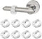 QEDBOJE 8 pièces Butées de Porte, Très Élastique, Protège Poignée Porte, Protection des Murs et des Meubles (18 mm) (Transparente)