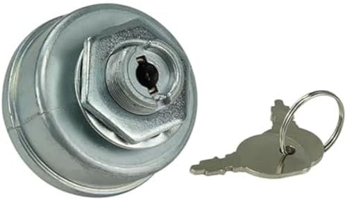 Pizgear Interrupteur à clé de contact, interrupteur de démarrage for tracteur tondeuse, interrupteur de démarrage for tondeuse à gazon, pièces de circuit de tracteur tondeuse à gazon en métal Interrup