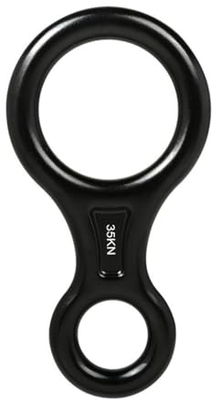 ALCXAZS Arrampicata Discesa Discesa Campeggio in corda doppia Salvataggio Otto anelli Survival Rigging Protector Accessorio