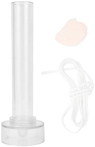 Zerodis Stampo per Candele in Plastica Trasparente con Copertura in Metallo, Strumento Durevole e Comodo per Realizzare Candele per con Punta da Chiesa, Dimensioni 2,5x15 Cm per gli Amanti delle