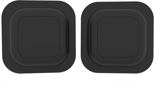 Adhesive Mount for Tile Life360 Mate (2024) 2022 Tracker with Sticker, 2-Pack Hidden Full Protective Anti-Lost Silicone Cover, Waterproof Tile Mate Case Holder for Luggage,TV Remotes,Car,Camera Bag