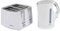Progress COMBO-3654 Kettle and Toaster Set – 4 Slice Anti-Jam Auto-Centring Toasting Slots, 1.7 L Electric Kettle with Easy Grip Handle, Limescale Filter, Compact Design, BPA-Free, 2200/1500 W, White