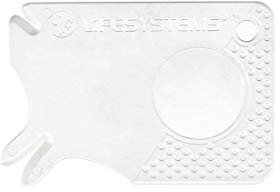 Lifesystems Zeckenentfernungskarte als Schlüsselanhänger für Hunde oder Menschen, mit Lupe