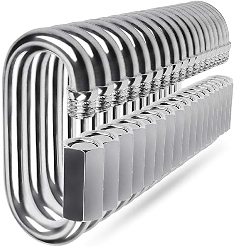 Quick Link, Ekunbuy 304 Stainless Steel Heavy Duty Locking Clips Chain Connector Repair Link Buckle for Swing Outdoor Camping
