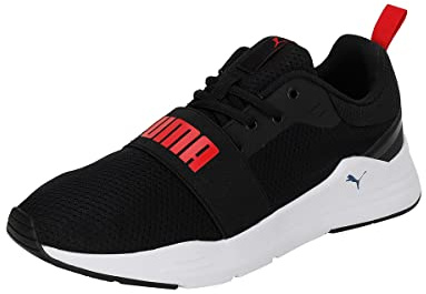Puma Chaussures de Gymnastique Wired Run Jr pour Homme, Noir, 44.5 EU