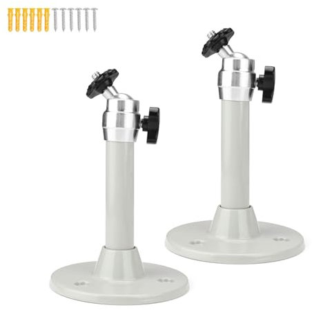 LWLWA Beamer Deckenhalterung 2 Stück, Halterung Beamer Aluminiumlegierung, Drehbar Beamer Ständer, mit Befestigungsschrauben, für Überwachungskameras, Verschiedene Projektoren