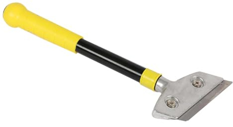 FRCOLOR Raspador De Vitrocerámica De Acero Resistente 30cm, Limpiador Ergonómico para Cocina y Ventanas, Herramienta Multiuso para Eliminar Residuos y Etiquetas, Apto para Hogar y Oficina