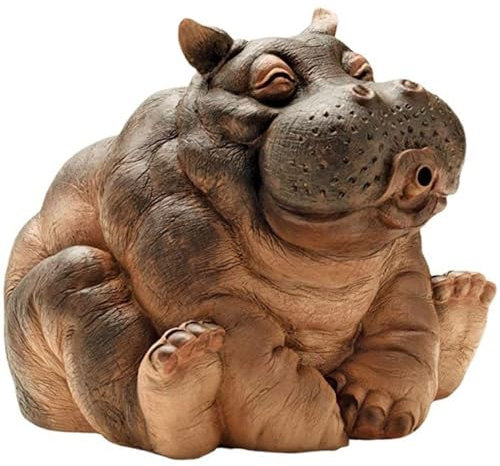 Statue d'hippopotame pour bassin et jardin aquatique