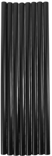 NOLITOY 8 Tubos Redondos de Hierro Negro para Perchero y Zapatero 16 MM de Diámetro y 40 CM de Largo Tubos Desmontables para Armario Portátil Accesorios Versátiles para Colgar Ropa en