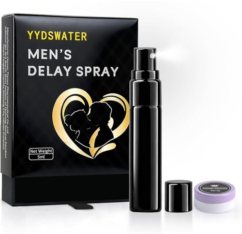 YYDSWATER Förlängningssprej för Män - Växtbaserad Spray för att Hålla Längre & Öka Uthålligheten, Stödjer Naturlig Känsel, För Förlängd Närhet, 5ml