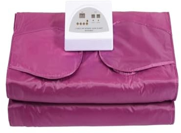 Sauna de Vapor Portátil, Manta de sauna infrarroja mejorada que adelgaza la quema de grasa, manta calefactora de sauna for perder peso y desintoxicar el spa en casa