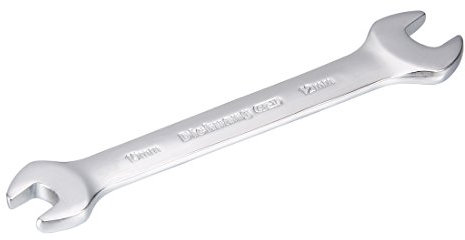 sourcing map Clé à fourche double métrique finition polie Cr-V 10mmx12mm