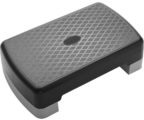 BalanceFrom Entrenador aeróbico ajustable con plataforma de escalón, gris