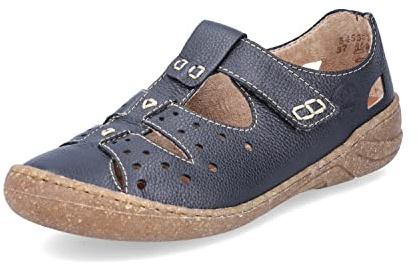 Rieker Mocassins 545555 pour Femme, Bleu, 41 EU