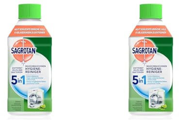 Sagrotan Waschmaschinen Hygiene-Reiniger – Maschinenreiniger für eine hygienische Waschmaschine – 1 x 250 ml (Packung mit 2)