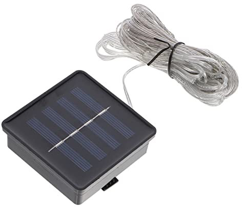 CAXUSD Solar Lichterkette Für Sonnenschirme Außenbereich Beleuchtung Für Sonnenschirme Led Lichterkette Lichtleiste Solar Lichtlampe Für Garten