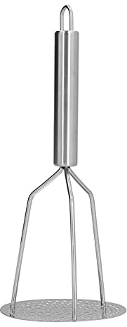 Semme Potatisstötare i Rostfritt Stål med Ergonomiskt Handtag Multifunktionellt Köksredskap för Att Mosa Potatis Frukt Kött Diskmaskin Säkert Hängande Hål för Enkel Förvaring