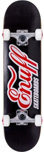 Enuff Skateboards Classic Logo Skateboard, Adult Unisex, Black (Black), 7.75