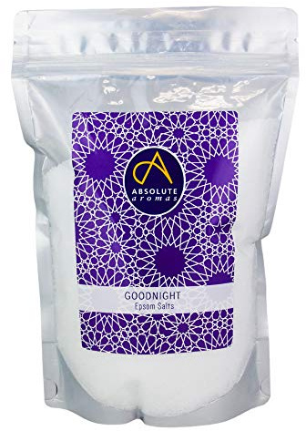 Absolute Aromas Sales de Baño Epsom de Goodnight (Buenas Noches) - 1kg