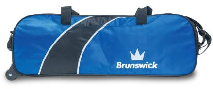 Brunswick Edge Turnier Triple Tote Bowlingtasche – ohne Schuhbeutel