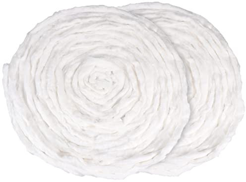 FOMIYES 2 Friseur- Wattestreifen Watterolle Für Haare Watterolle Salonrolle Watterolle Für Dauerwellen Watterolle Für Nailart Watterolle Für Make-Up Haarfarbe Wattepad Weiß