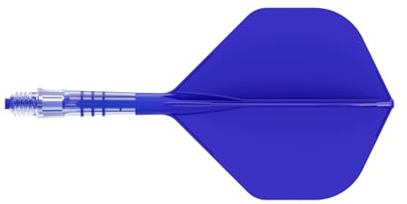 CUESOUL ROST T19 Asta e Aletta per Freccette Integrate in Carbonio, Forma Standard Grande, Set da 3