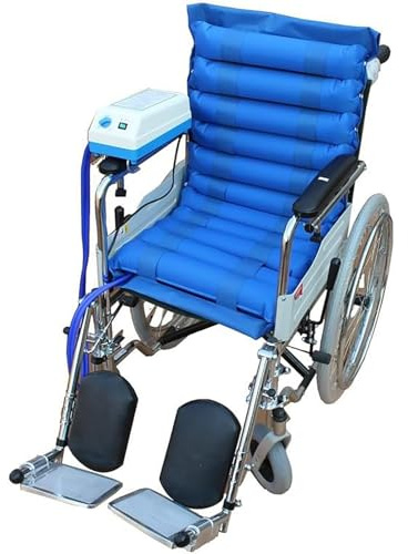 Cojín Inflable Para Asiento De Silla De Ruedas, Colchón De Aire De Presión Alterna Con Bomba, Para Pacientes Postoperatorios O Sentados Durante Mucho Tiempo Para Aliviar Las Úlceras Por Presión
