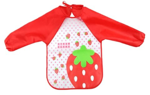 Veesper Tablier pour Enfants pour Les Enfants, Peinture Tablier pour Tout-Petit, Smock d'art imperméable avec Un Tablier de Peinture à Manches Longues pour Les Tout-Petits Couleur aléatoire