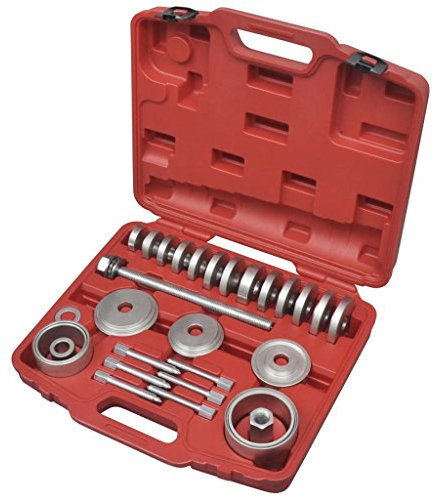 Brokky Kit rimozione ed Installazione Cuscinetti della Ruota|Attrezzo Universale per Cuscinetti della Ruota, Set di Attrezzi di Montaggio, estrattore per Cuscinetti Ruota