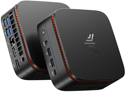 NiPoGi Pinova P1 Mini PC, AMD Ryzen 4300U(Beats 3550H/N150/N95,Up to 3.7 GHz) Mini Computer, 16GB RAM 1TB SSD Mini Pc Windows 11 Pro, Triple 4K Display/HDMI+Type-C/WiFi/BT Mini PC for Home/Business