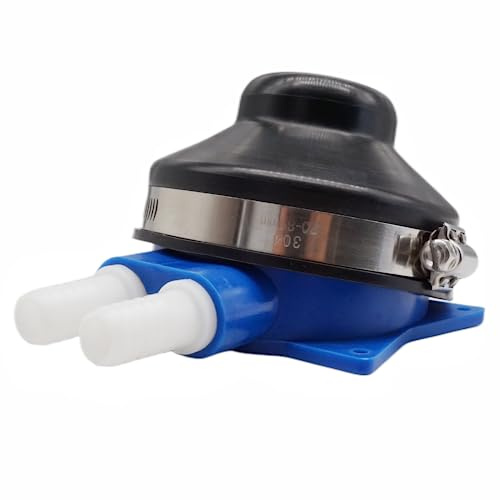 Foot Pump for 1/2 ID Hose, 2.2 GPM Self-Priming Water Pump on Boat, Yacht Bilge, RV, Galley, Toilet, Wash Basin, Sink Operated Fresh Water