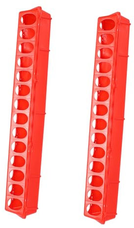 Vogelfutter Hühnertrog-futterautomat Kunststoff-futtertröge Geflügelkäfig-futtertrog Spritzschutz-futtertrog Leicht Zu Reinigen