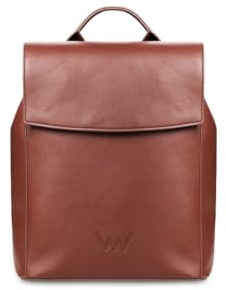 VUCH Rucksack Gioia Brown für Frauen, Urbane, geräumige Rucksacktasche für Damen, Eleganter Tagesrucksack