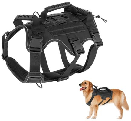 Hundegeschirr für kleine mittelgroße Grosse Welpen Sicherheitsgeschirr Hund Brustgeschirr Hund Hunde Geschirr Ruffwear Hunter Hundegeschirr Geschirr Schwarz M