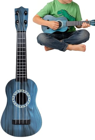 Ukulélé Jouet | Jouet Enfant 4 Cordes Petit Instrument Musical | Ukulélé pour L'Apprentissage Précoce,pour la Maison l'École Les Voyages et Les Fêtes