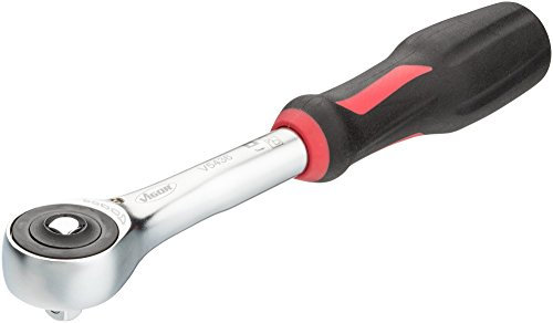 Vigor Umschaltknarre (Vierkant 6,3 mm (1/4 Zoll), 360° Drehgriff, Durchsteckvierkant für Links- und Rechtsbetrieb) V5436