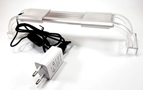 SUN SUN Pantalla LED Slim acuarios plantados 7500k (Longitud Acuario 28 a 32cm)