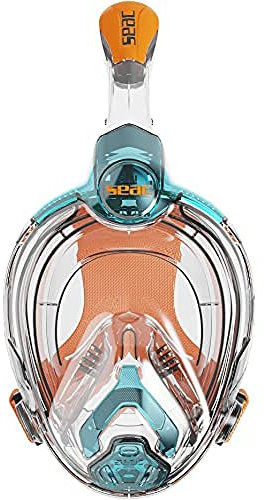 Seac Libera, Integrierte Schnorchelmaske der neuesten Generation, hypoallergenes Silikon, Schnellverschluss, 4 Größen