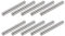 METALLIXITY Clavija Pasador (5mm x 40mm) 10uds, 304 Inoxidable Acero Estante Soporte Clavijas Pasador Sujetador Elementos - para Metal Dispositivos, Mueble Instalación, Industrial, Bricolaje