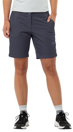 Jack Wolfskin Damen Hiking Alpine W Shorts, Graphite, 44 EU