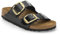 BIRKENSTOCK Arizona Big Buckle Birko-Flor Patent Black/Gold EU 41 Normale Weite