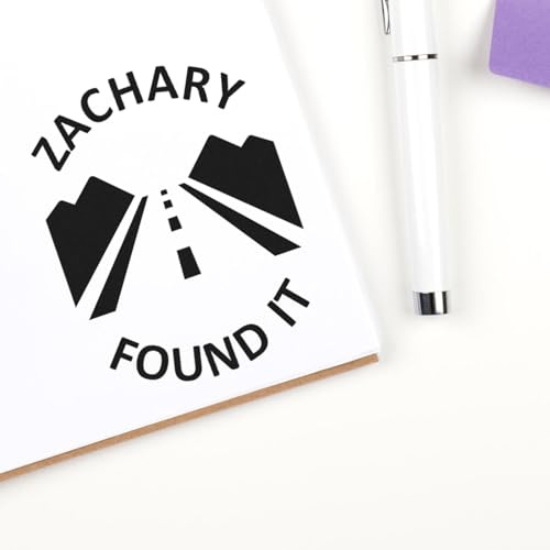 Custom Geocaching Self-Inking Geo Trailblazer Stamp for Geocaching Logs - 3/4 Size, Easy Press & Print, 11 Vibrant Ink Colors - Influencers to Share Adventures, Geocaching Stamp