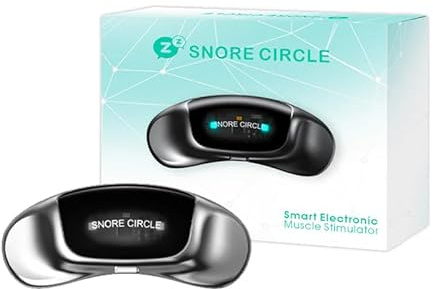 Snore Circle YA4600 Upgraded Smart Throat Anti Snoring Device, Snore Stopper Effective Snoring Solutions Snore Reduction Sleep Aids with APP Records and Analyzes Sleep Datas