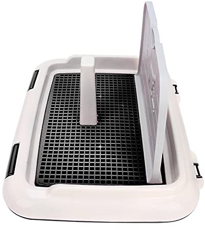 Toilette für Hunde, Toilette für Welpen und Katzen für männliche Hunde für kleine Hunde (schwarz)