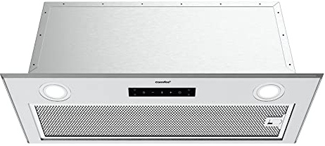 Comfee' Range Hood 27 inch, Built-in/Insert Vent Hood 450 CFM, 3 Speed Gesture Sensing & Touch Control Panel Stainless Steel Kitchen Stove Hood, Ducted/Ductless Convertible Duct