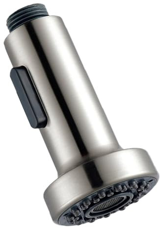 MOAZIFI 1 Stück Wasserhahn Aufsatz Brausekopf Küchenarmatur, Brausekopf Küche Mit Wassersparende Perlatoren, Geschirrbrause Brause Für Armatur Küchenbrause Brausekopf Für Küchenarmatur(Silber)