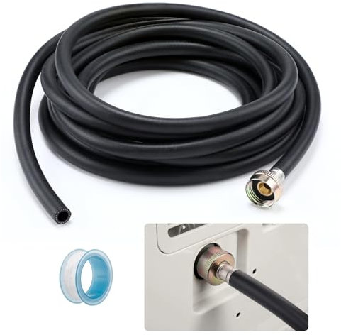 20 FT Extra Long Leakproof Dehumidifier Drain Hose - Thickened Dehumidifier Hose with Rustproof 3/4 FHT Connector Fits Most of Dehumidifiers for Large Space Basement Warehouse